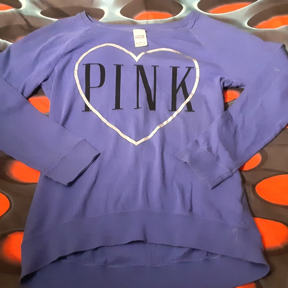 Victorias secret pink long sleeve shirt small